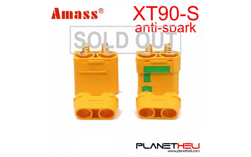 Amass Connector XT90S XT90-S Anti Spark Plugs Male Female Battery Connector